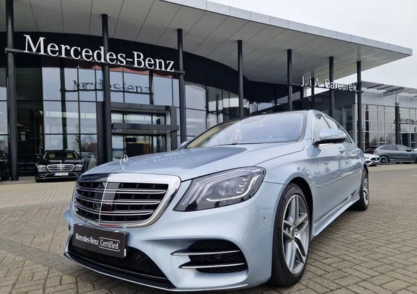 mercedes benz klasa s wielkopolskie Mercedes-Benz Klasa S cena 359900 przebieg: 70917, rok produkcji 2018 z Miłakowo